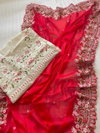 Teeya Rangoli Embroidery Sequence Work Silk Party Wear Sarees Wholesale Market In Surat
